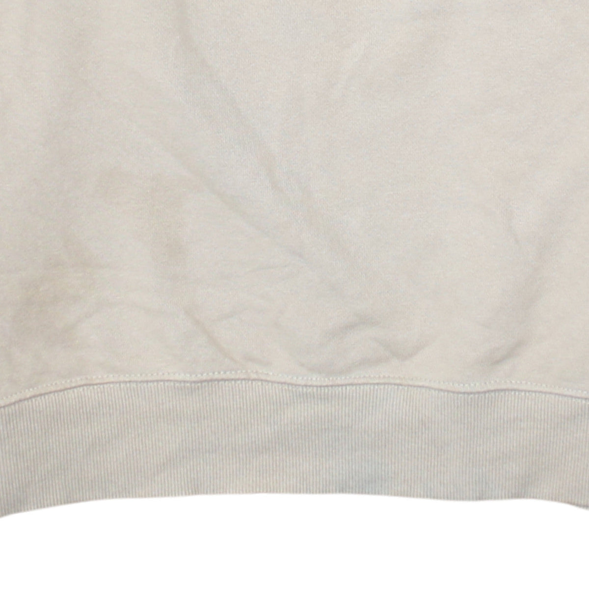 Nike Men's Beige Crew Neck Embroidered Logo Sweatshirt Size S