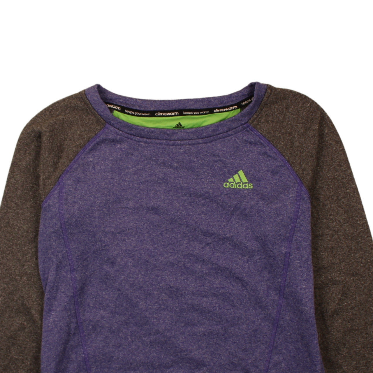 Adidas Women Purple & Brown Climalite Sweatshirt Size S 8-10