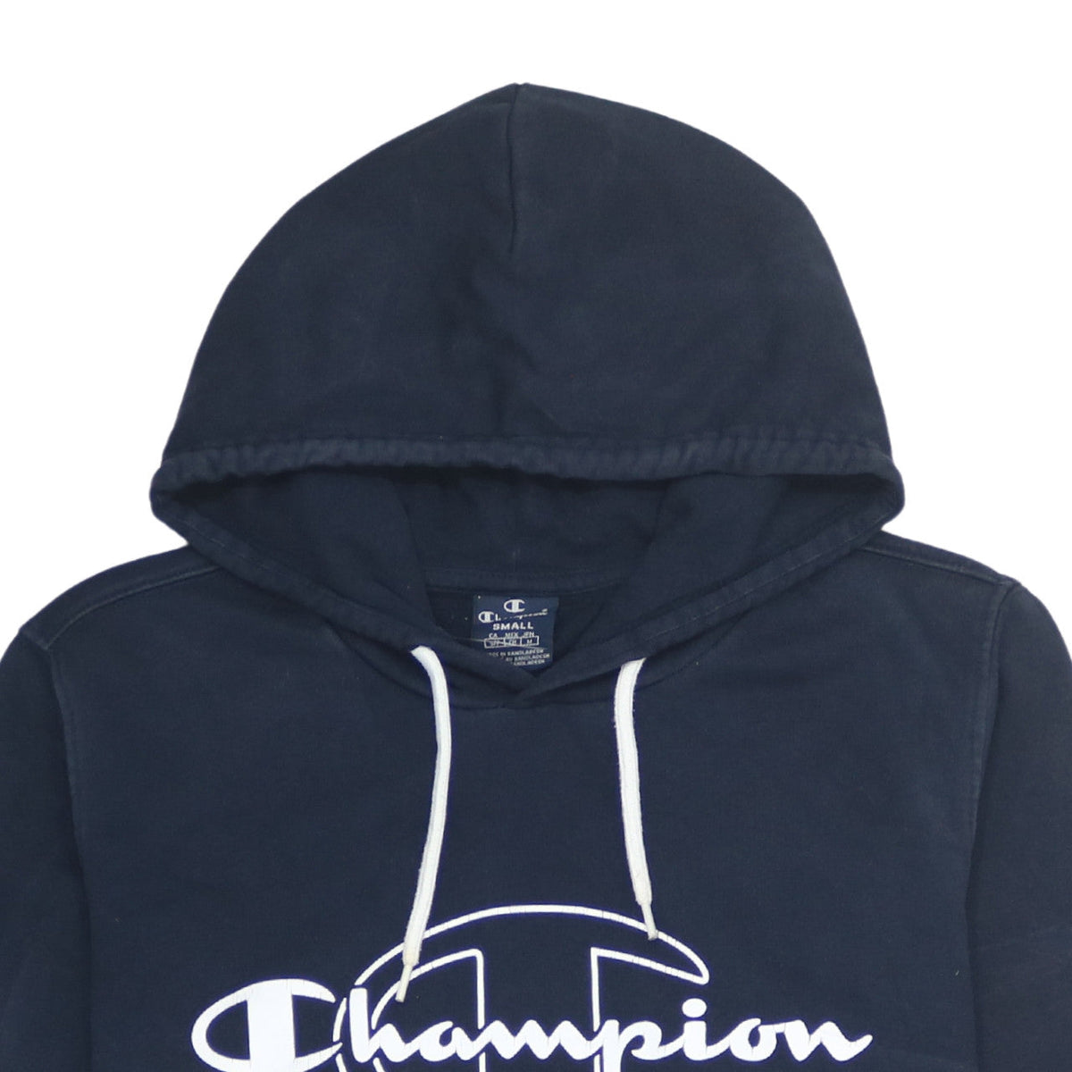 Champion Boys Black Small Pullover Hoodie New York Logo Graphic Print