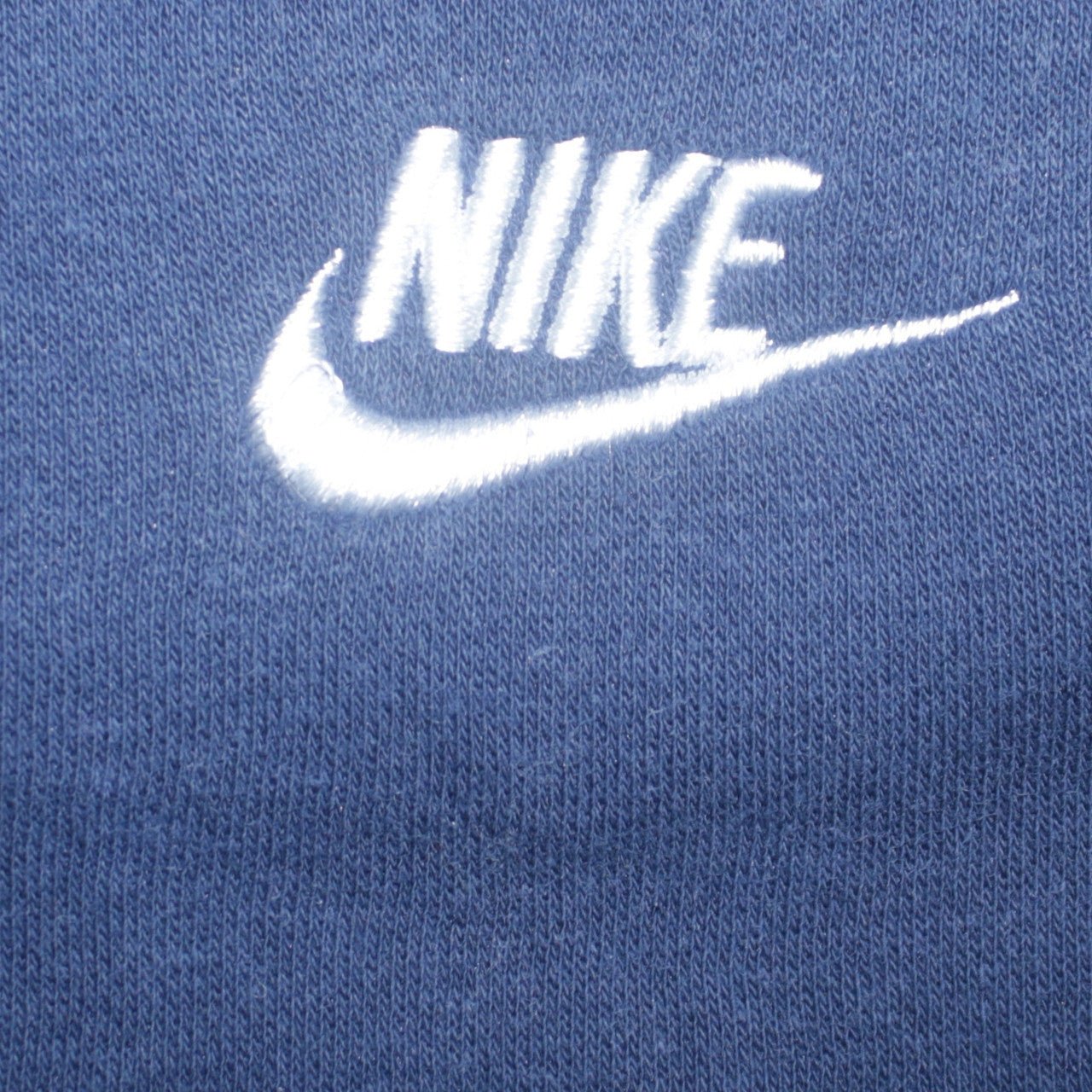 Nike Men's Blue L Fleece Pullover Sweatshirt Crew Neck Logo