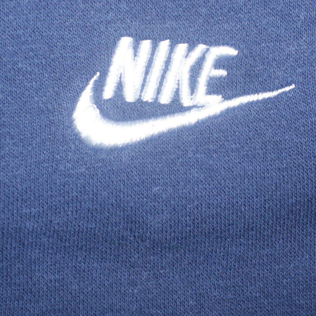 Nike Men's Blue L Fleece Pullover Sweatshirt Crew Neck Logo