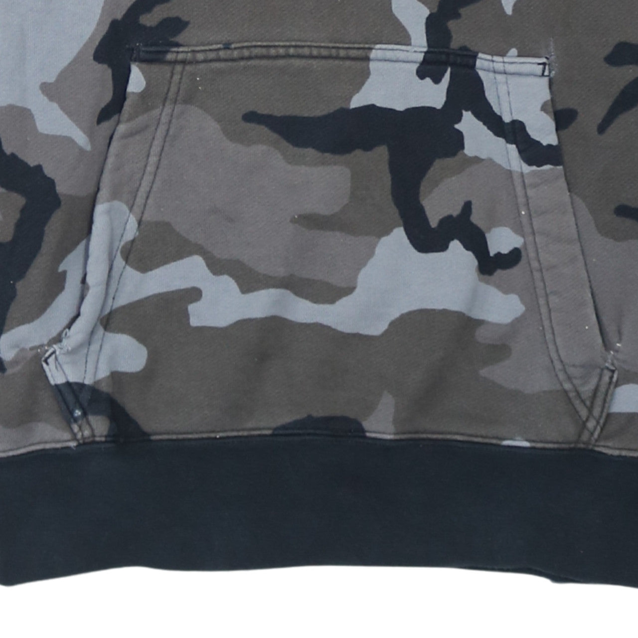 Nike NBA Men's Grey Camouflage Pullover Hoodie Size M