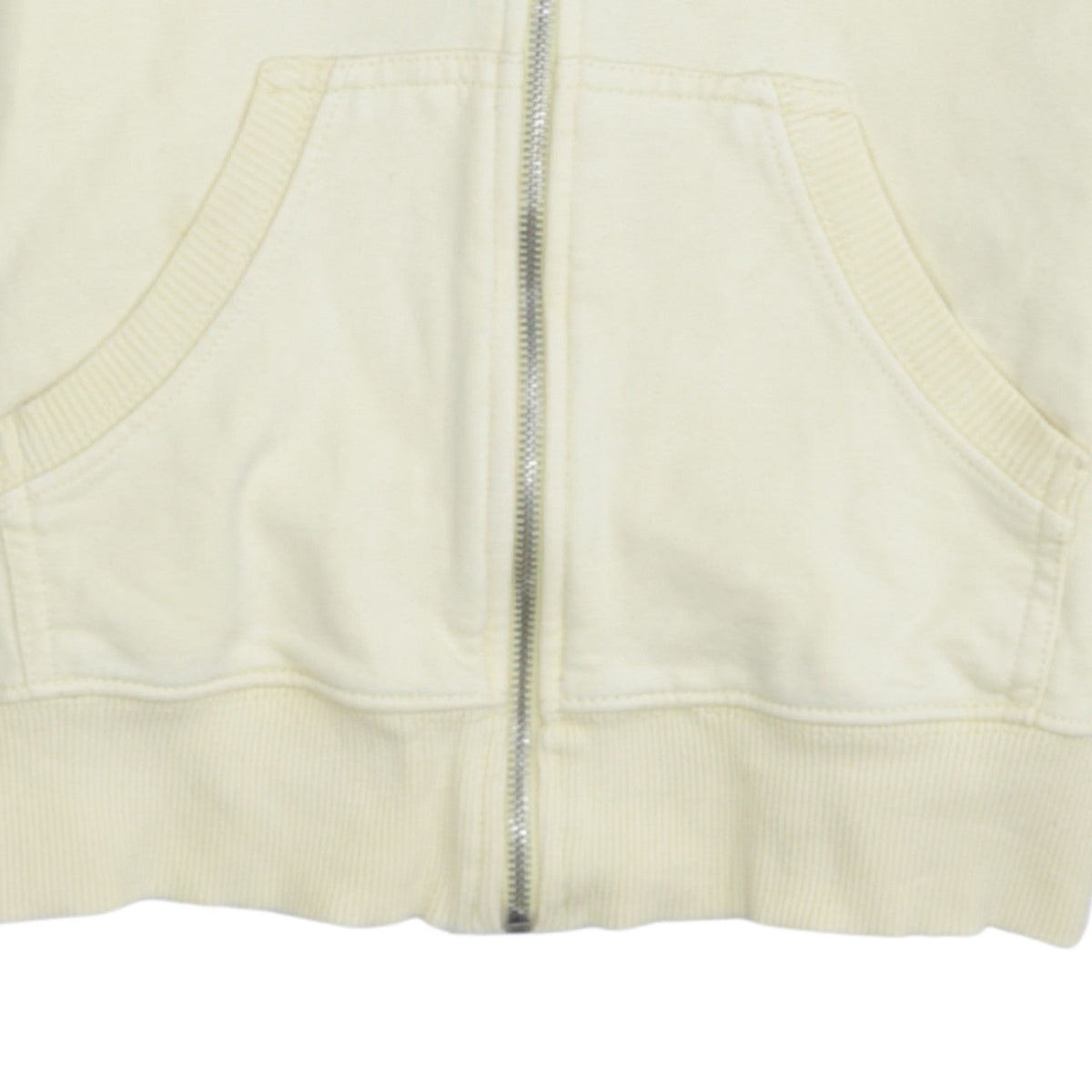 Tommy Hilfiger Denim Women's Beige Full Zip Hoodie Size M