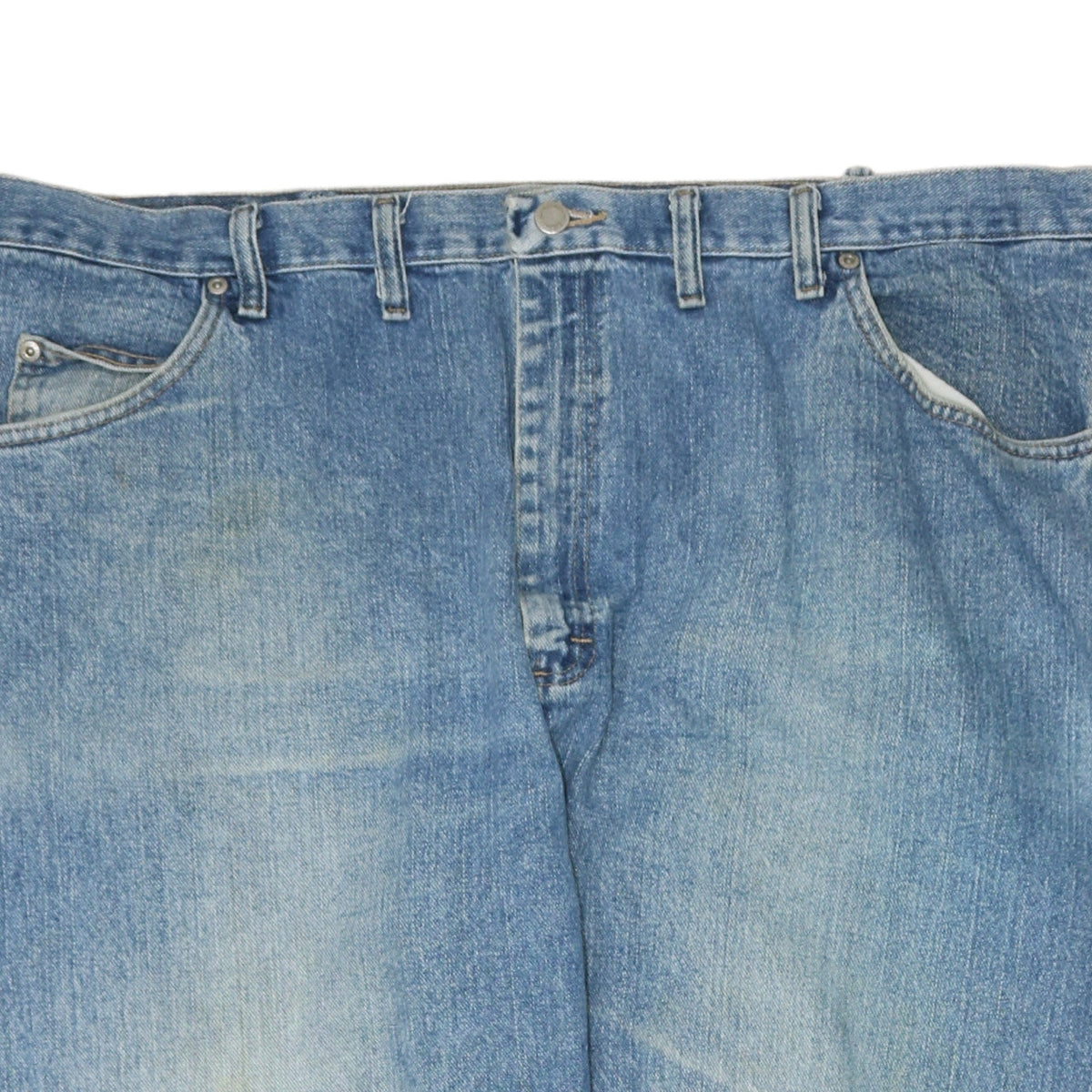 Wrangler Men's Blue Regular Fit Straight Leg Jeans 34x36