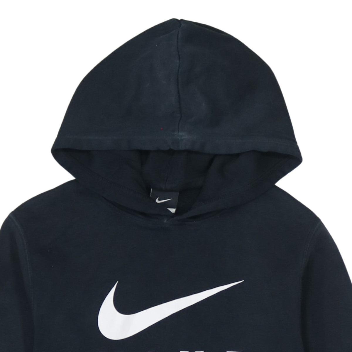 Nike Boys Black XL Pullover Hoodie with Logo Print 13-15 Years