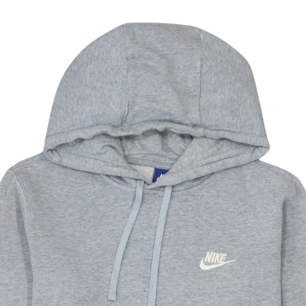 Nike Men's Grey Pullover Hoodie Small Fleece Logo Sweatshirt