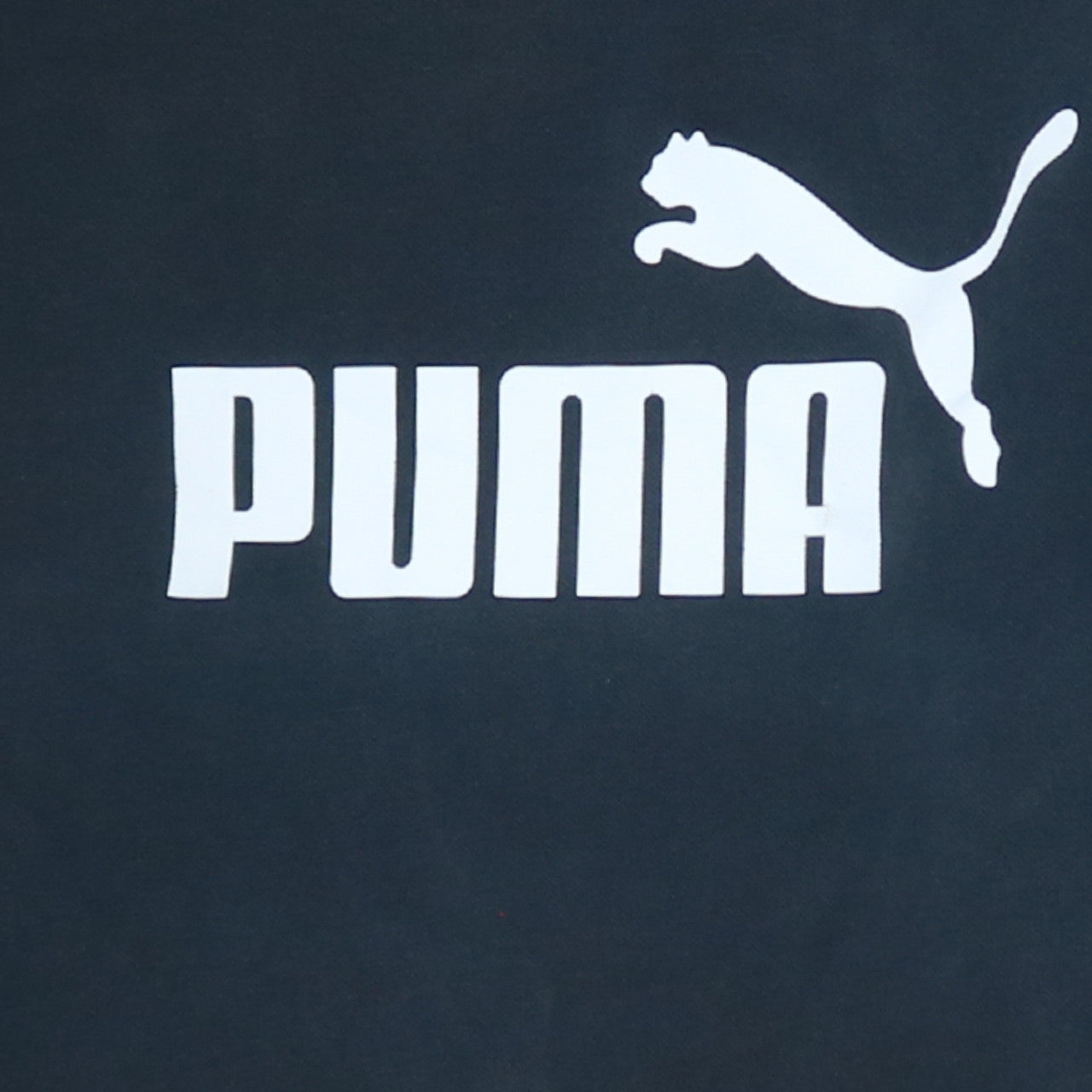 Puma Men's Black Crew Neck Graphic Logo Sweatshirt Size S