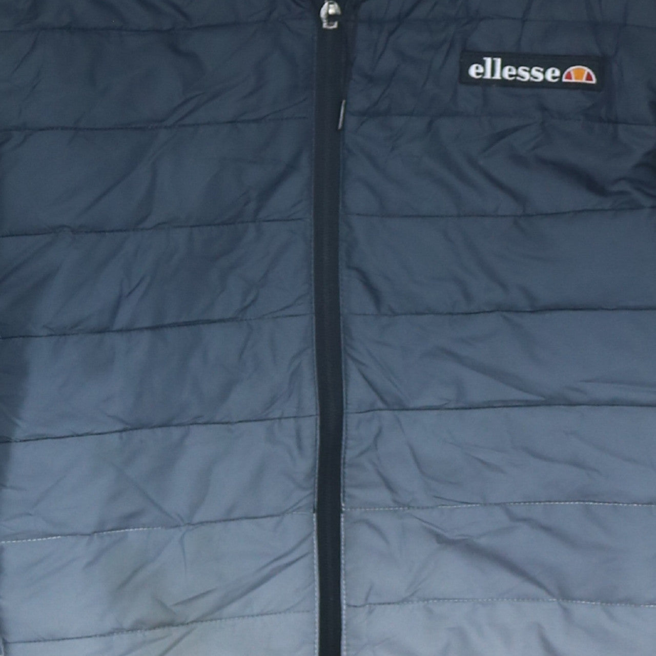 Ellesse Men's Blue Hooded Puffer Jacket Size M Lightweight Casual