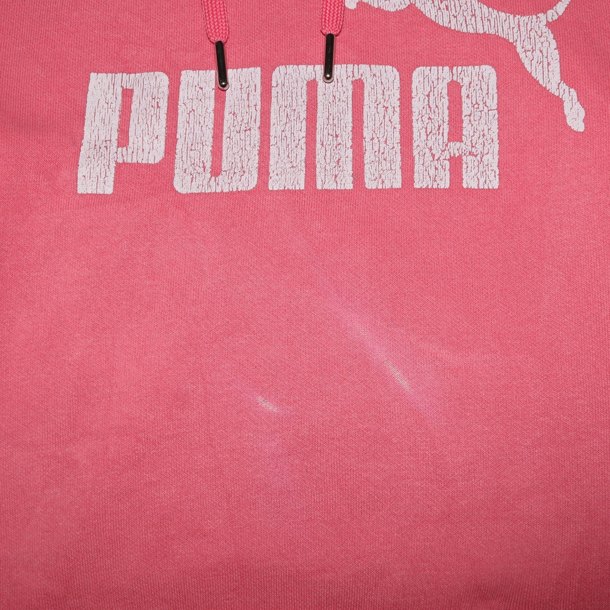 Puma Women's Pink Pullover Hoodie Size 14 Logo Print Casual