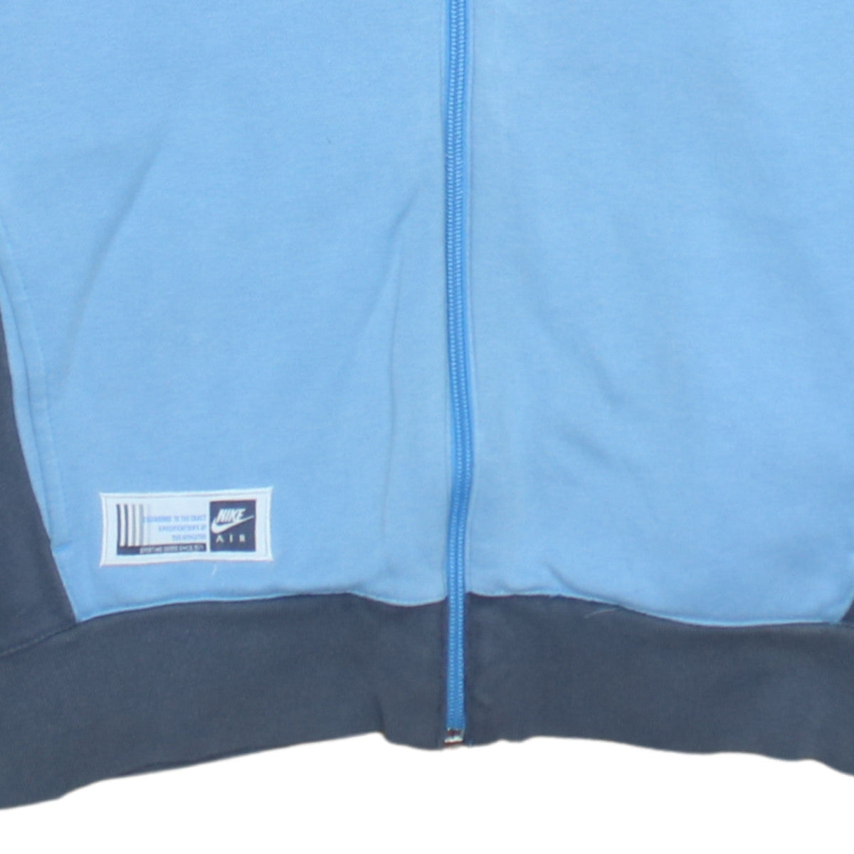 Nike Boys Blue Full Zip Hoodie XL 16 Years Faster Graphic Hooded Sweatshirt