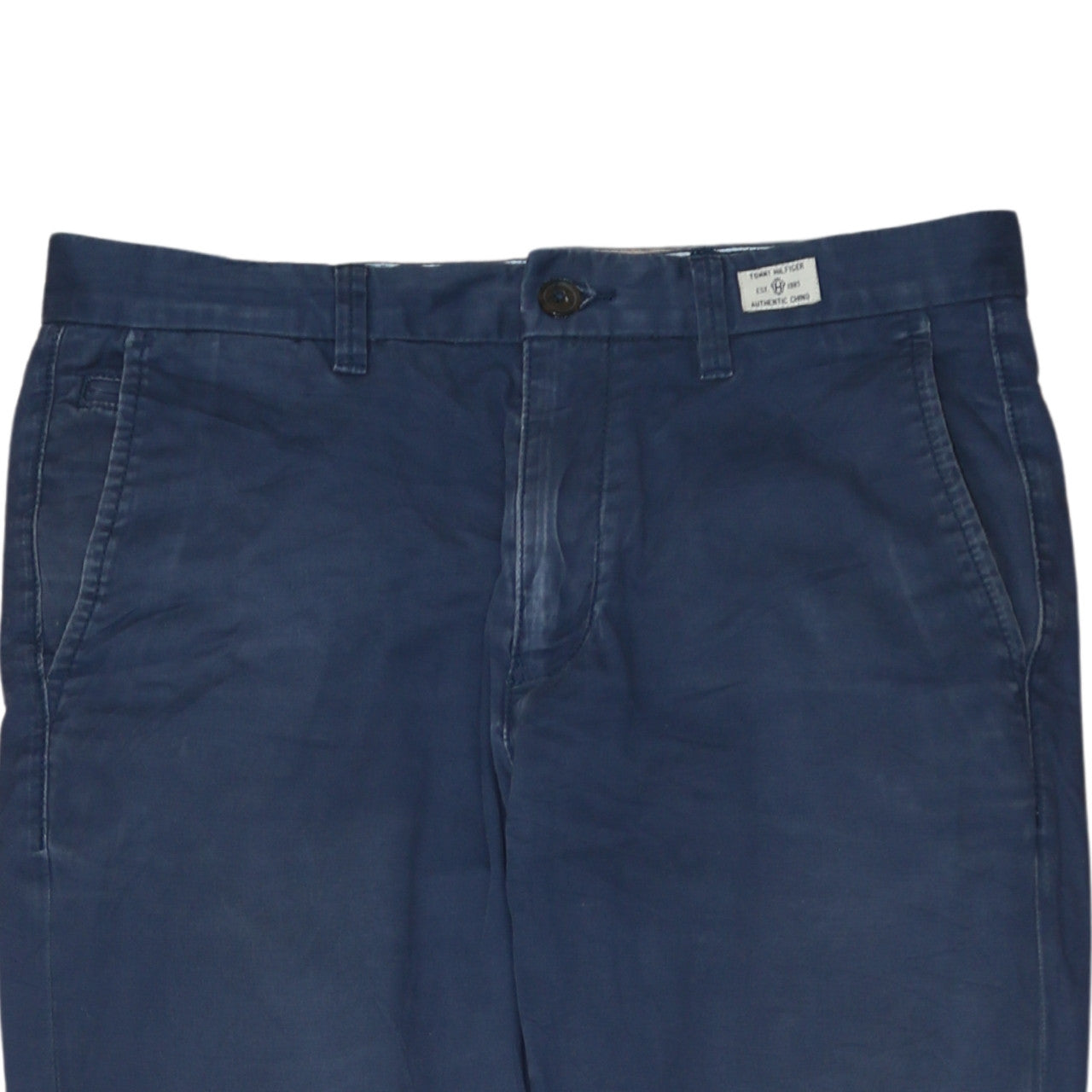 Tommy Hilfiger Men Blue Chino Trousers 31/34 Regular Fit