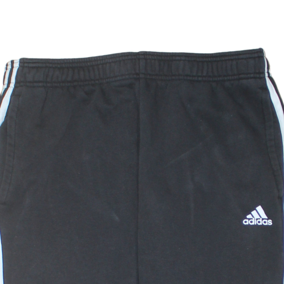 Adidas Men's Black L Jogger Sweatpants with Stripes