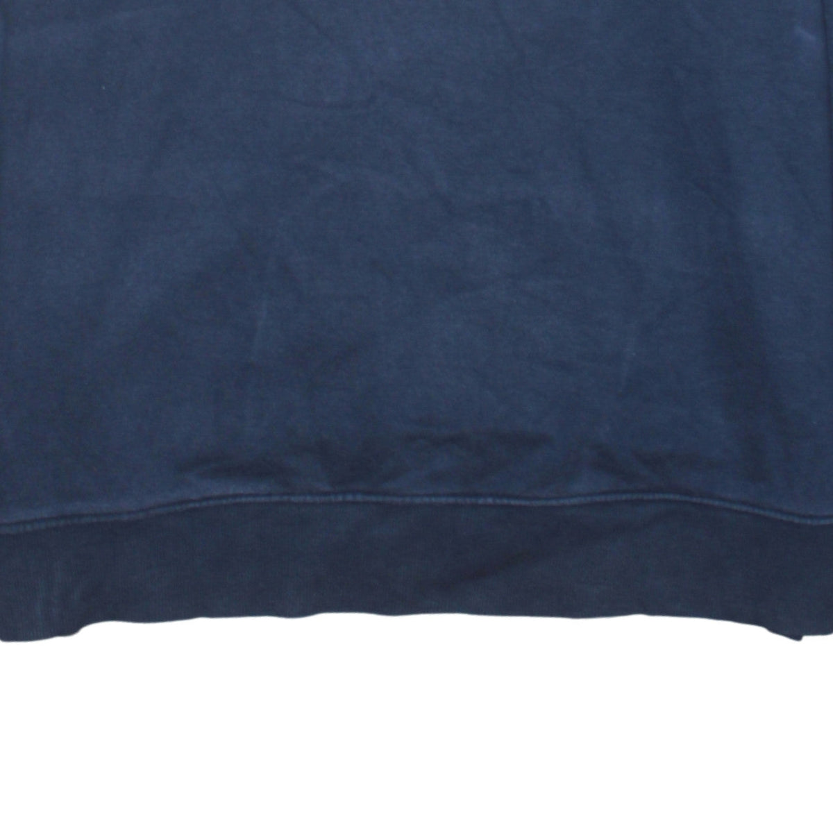 Ellesse Men Blue 2XL Crew Neck Pullover Sweatshirt Retro Logo