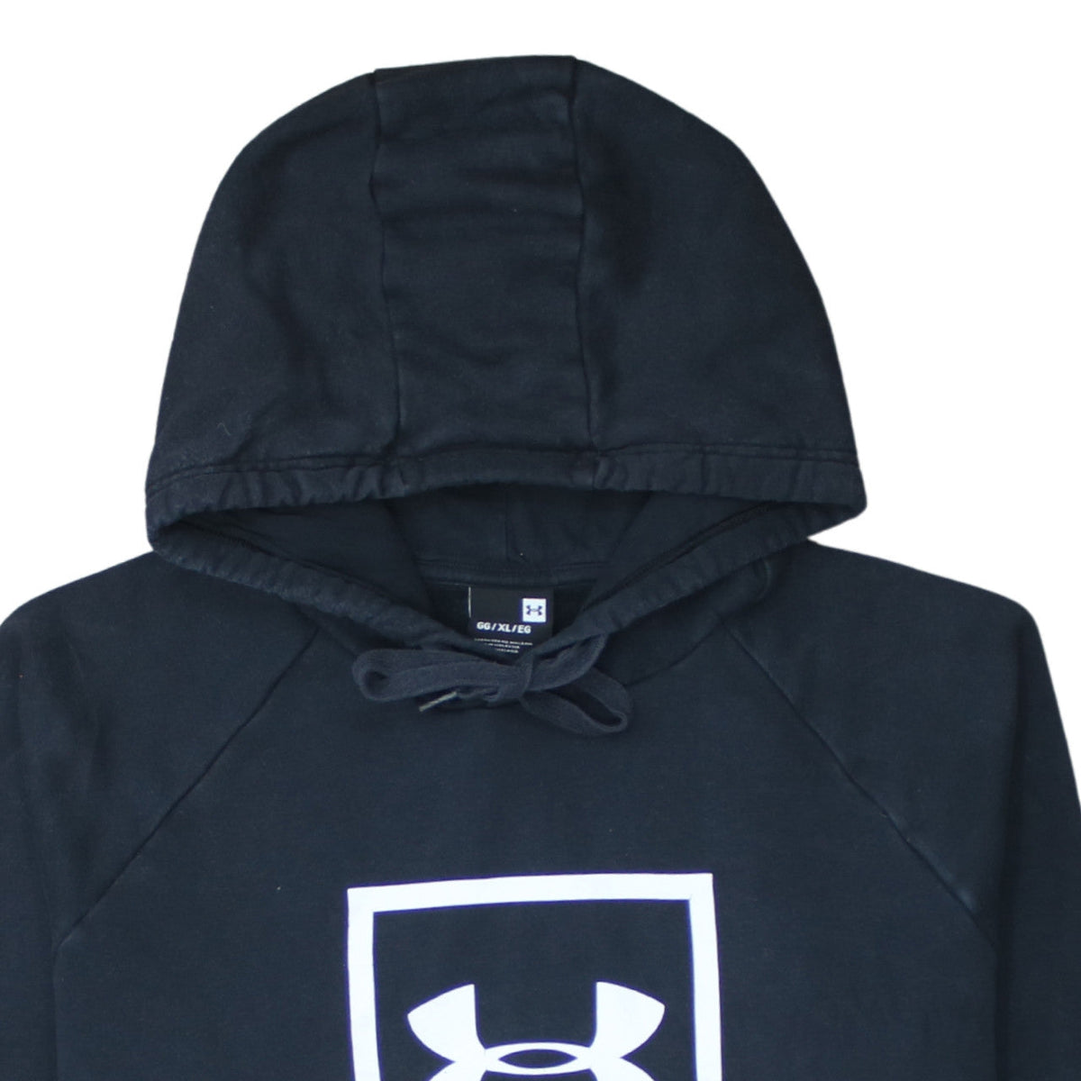 Under Armour Men's Black XL Pullover Hoodie Logo Fleece Sweatshirt