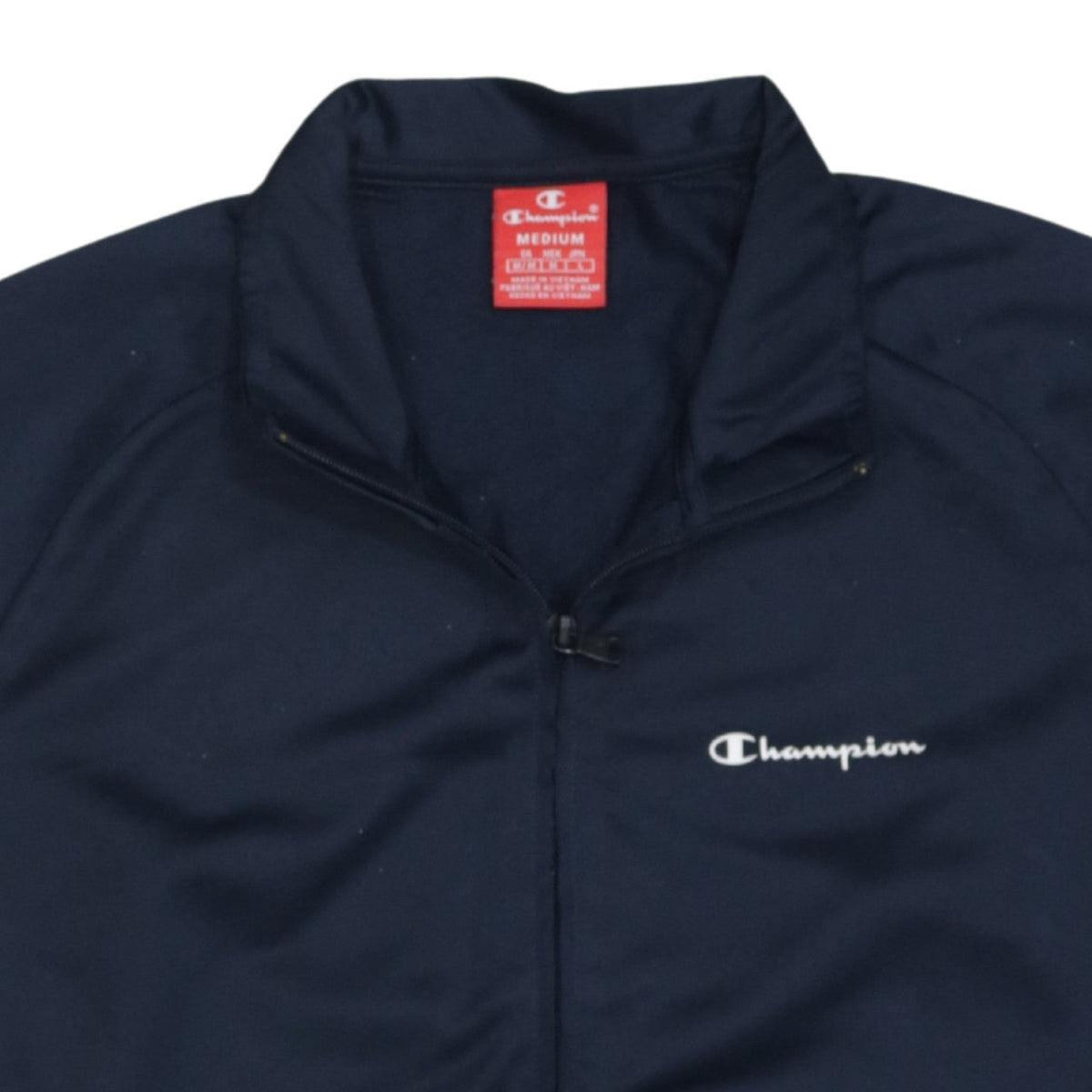 Champion Men's Blue Full Zip Sweatshirt Jacket - Size M