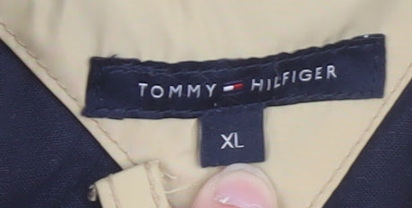 Tommy Hilfiger Women’s Beige Belted Military Jacket XL
