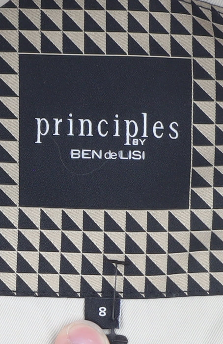 Principles by Ben de Lisi Beige Women's Size 8 Anorak Jacket