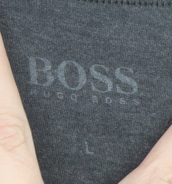 Hugo Boss Men's Grey Crew Neck Short Sleeve T-Shirt Size L