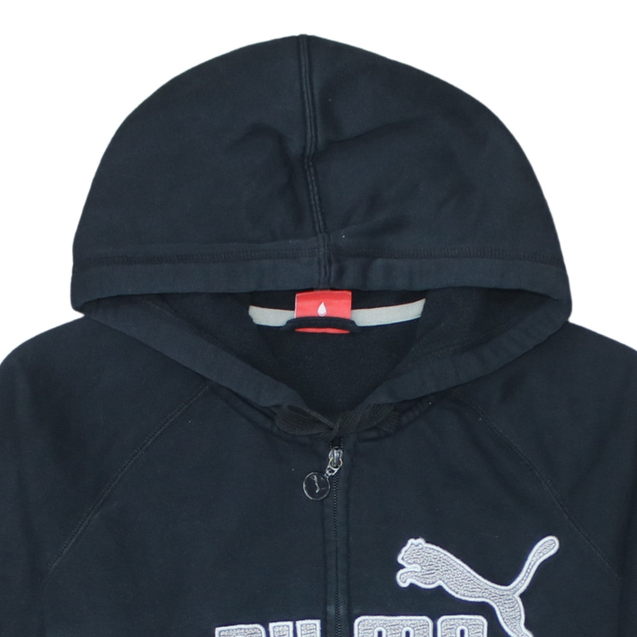 Puma Men's Black Full Zip Hoodie S Sports Fleece Sweatshirt