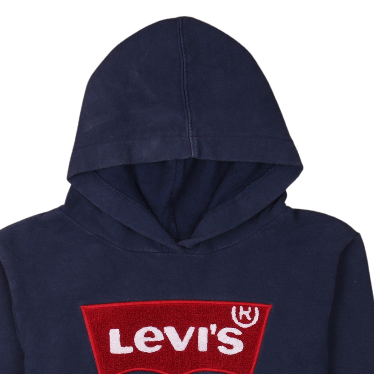 Levi's Boys Blue Pullover Hoodie XL Logo Fleece Sweatshirt