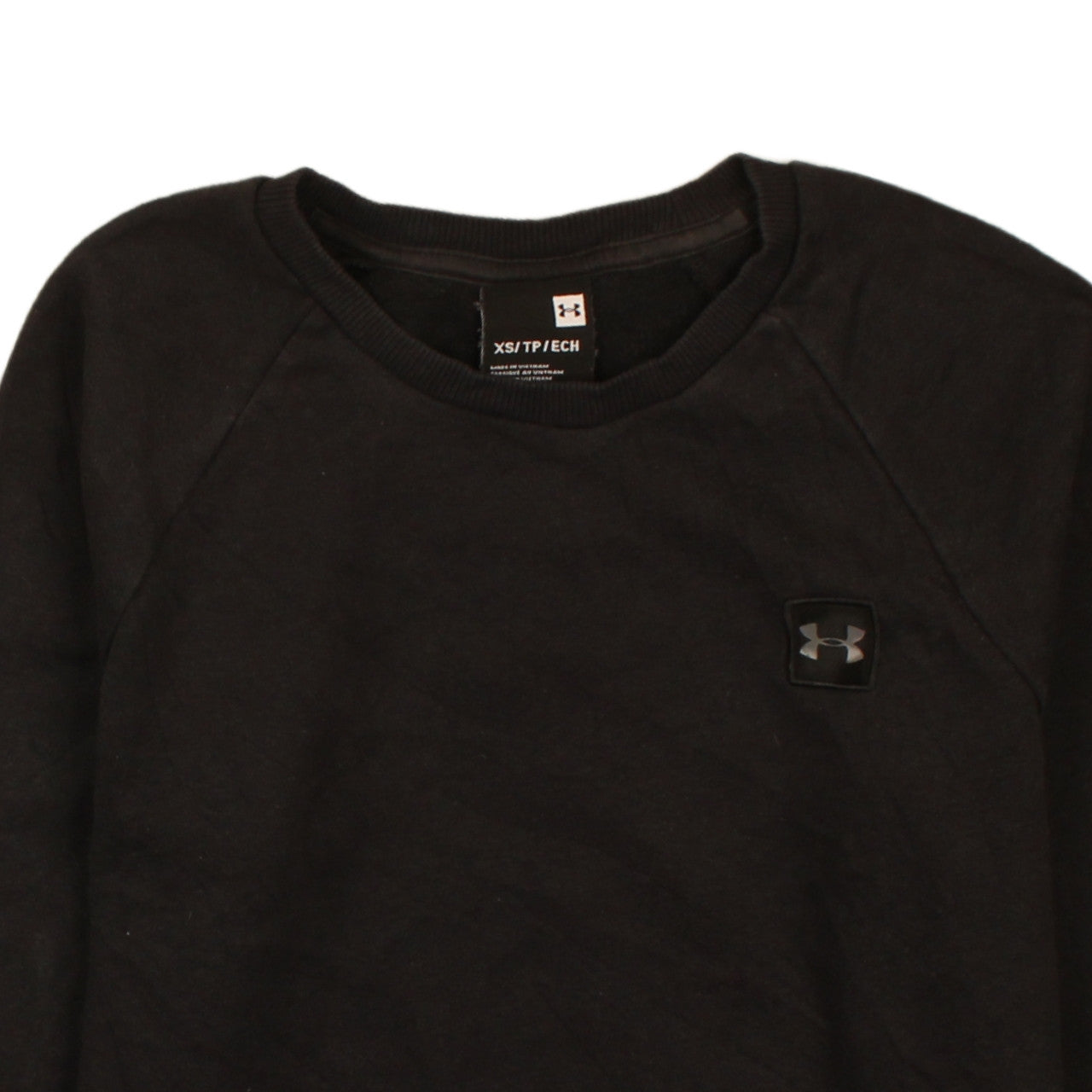 Under Armour Women's Black XS Pullover Sweatshirt Crew Neck