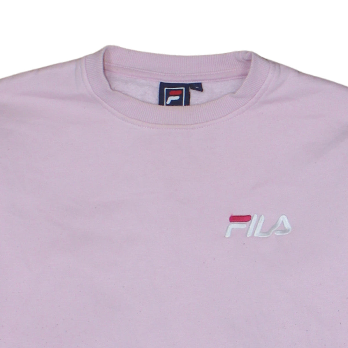 Fila Womens Pink Crew Neck Pullover Sweatshirt Size S