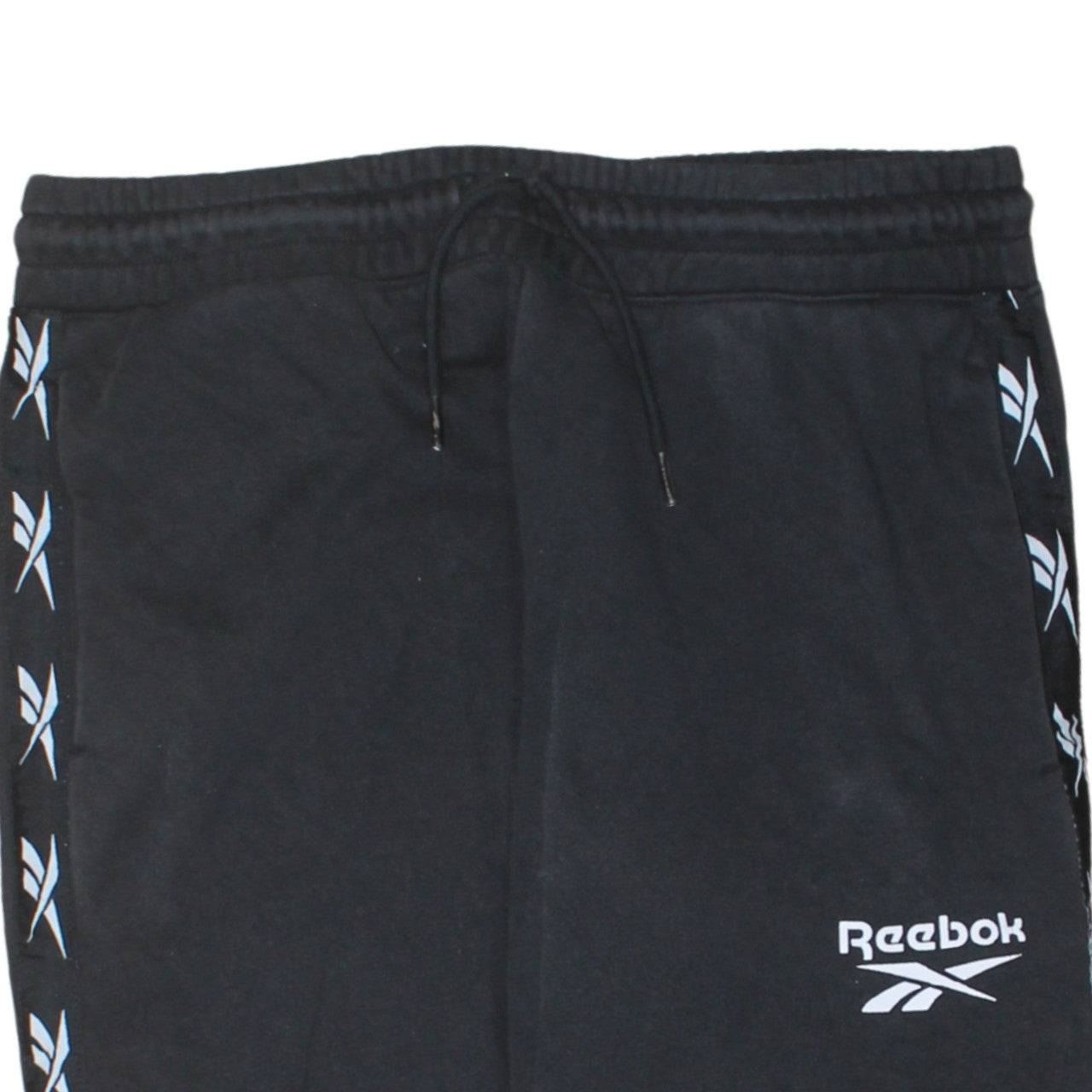 Reebok Men Black Jogger Trousers S Regular Fit Comfortable Sportswear