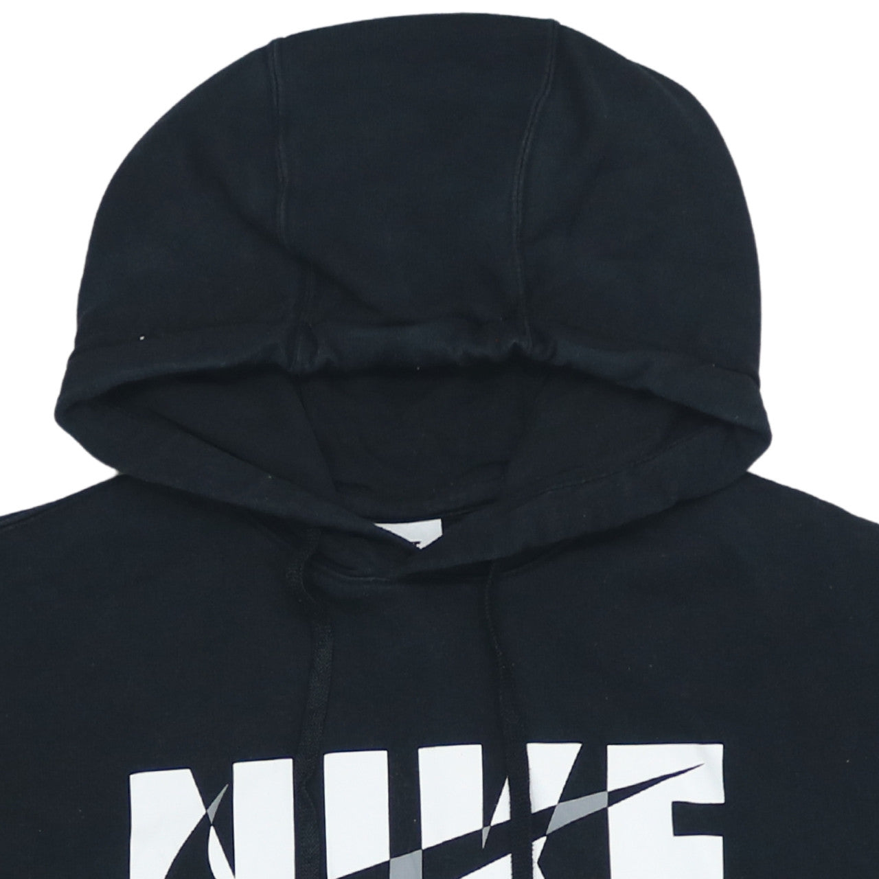 Nike Mens Black Pullover Hoodie L Sportswear Graphic Print