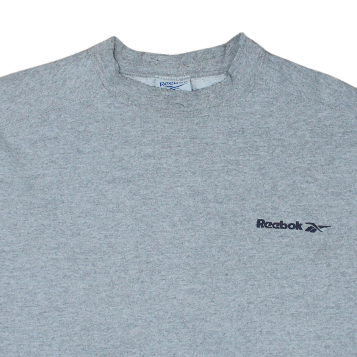Reebok Men's Grey Regular Fit Crew Neck Sweatshirt M