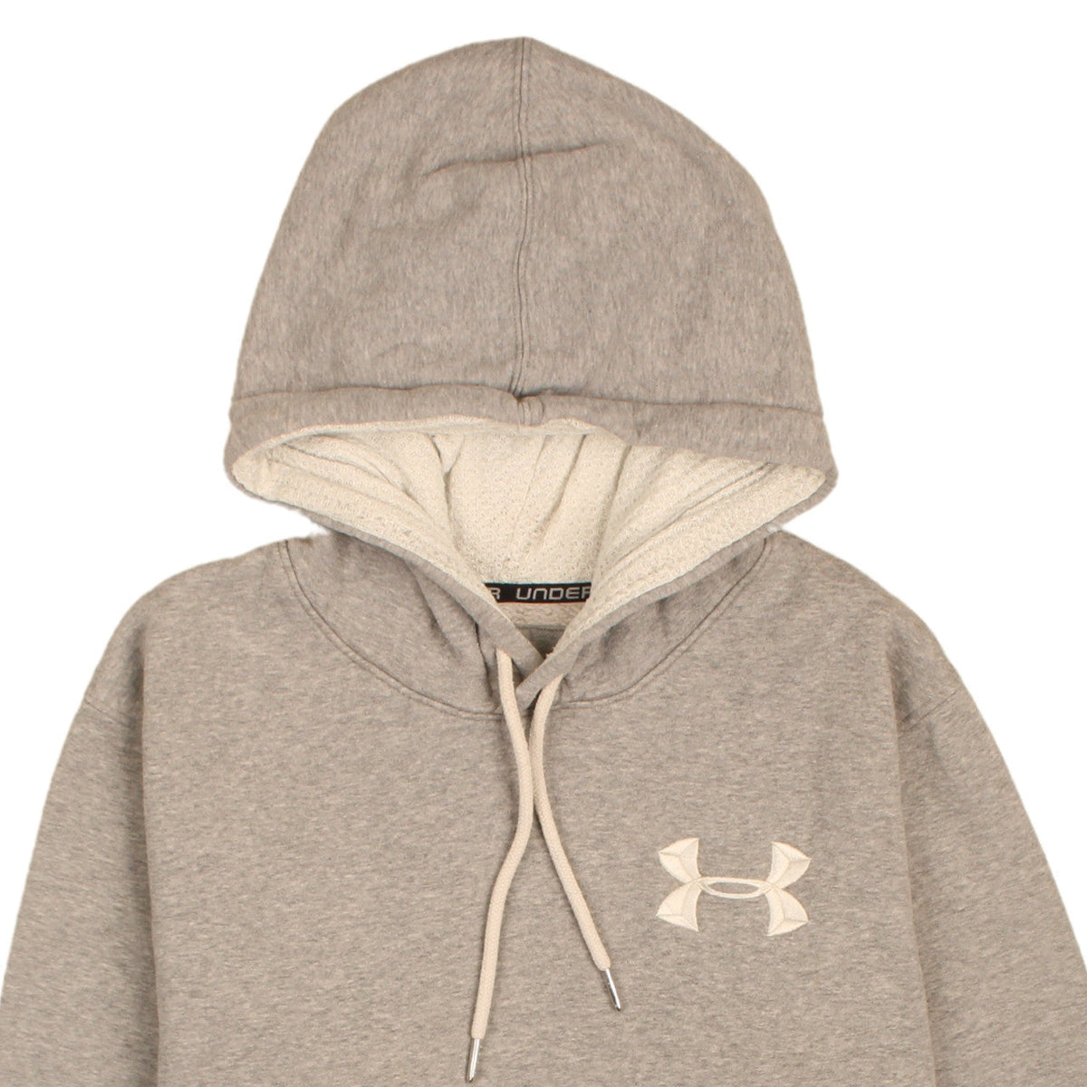 Under Armour Men's Grey XL Pullover Hoodie Sports Logo Fleece