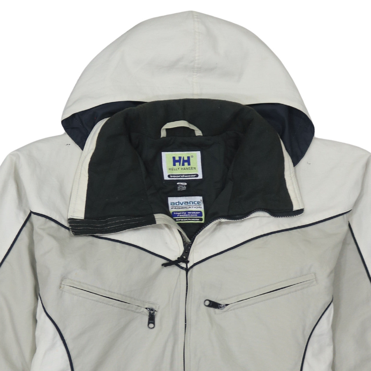 Helly Hansen Men's Beige Water Resistant Hooded Parka Jacket M
