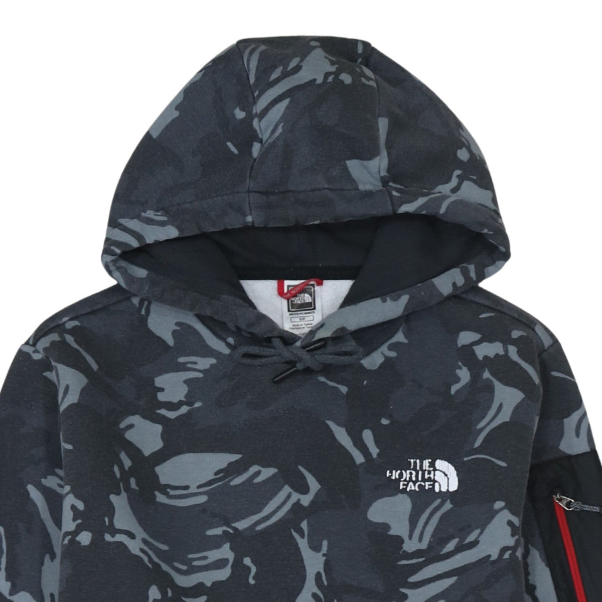 The North Face Men's Grey Camouflage Pullover Hoodie Size S