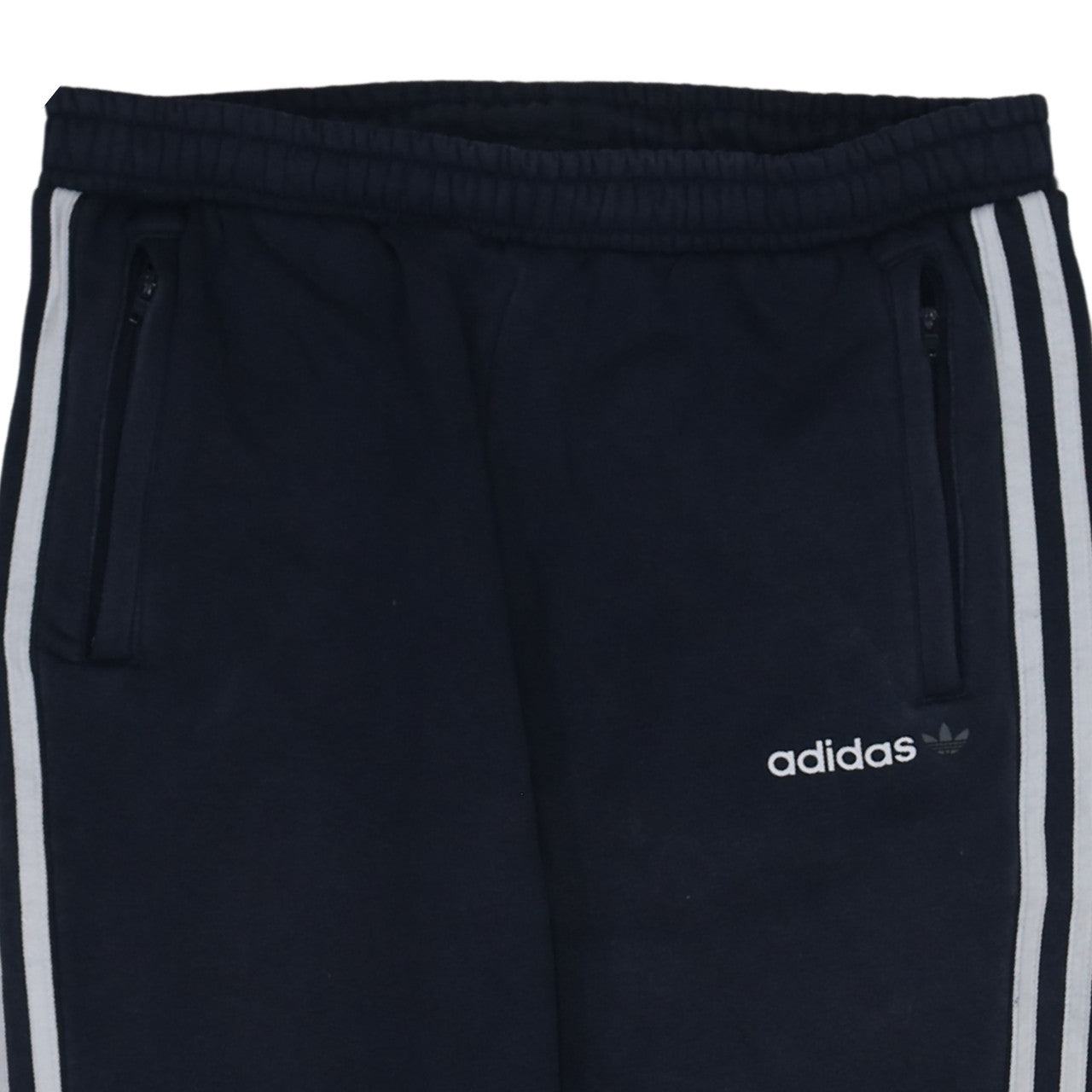 Adidas Boys Blue Jogger Sweatpants 15-16 Years Elastic Waist Fleece Activewear