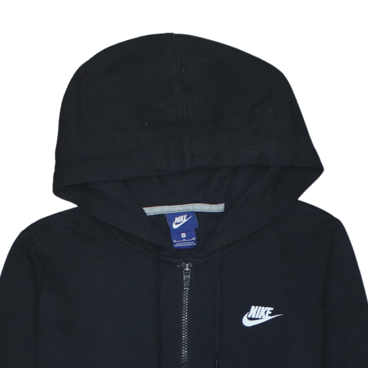 Nike Men's Black Full Zip Hoodie M Lightweight Sportswear