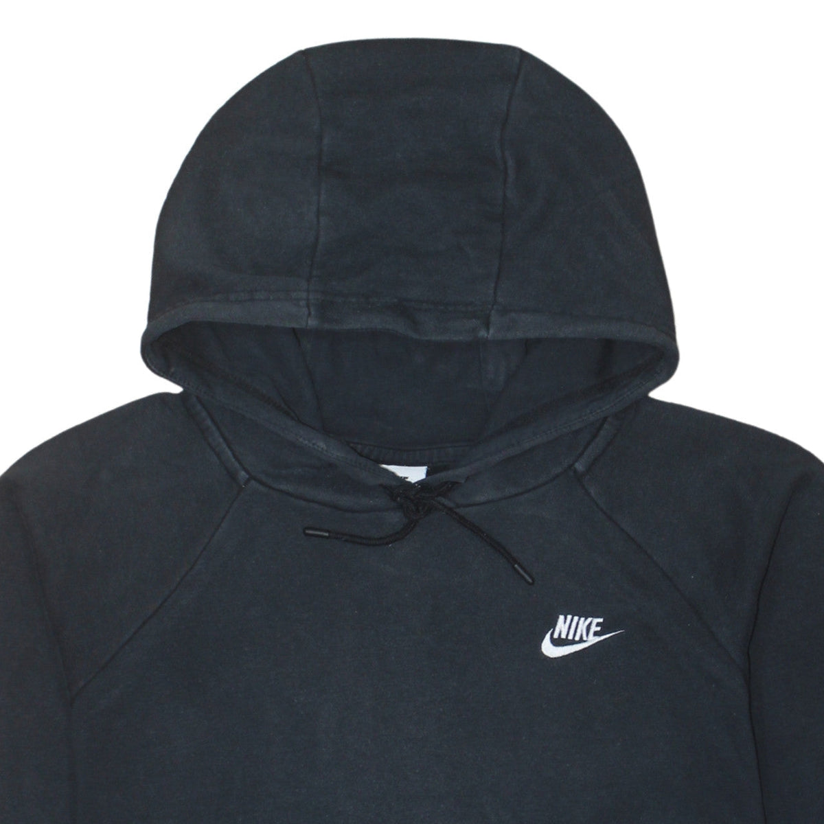 Nike Men's Black Pullover Hoodie L Logo Fleece Sweatshirt