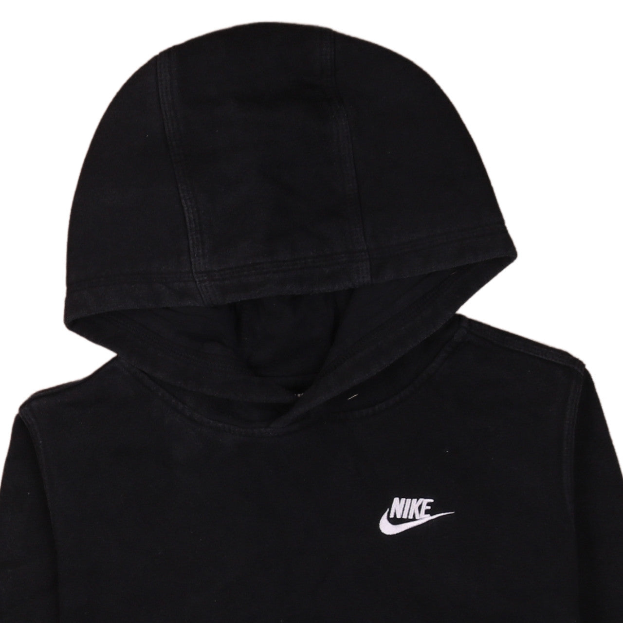 Nike Womens Black Pullover Hoodie XL Relaxed Fit Cotton Blend