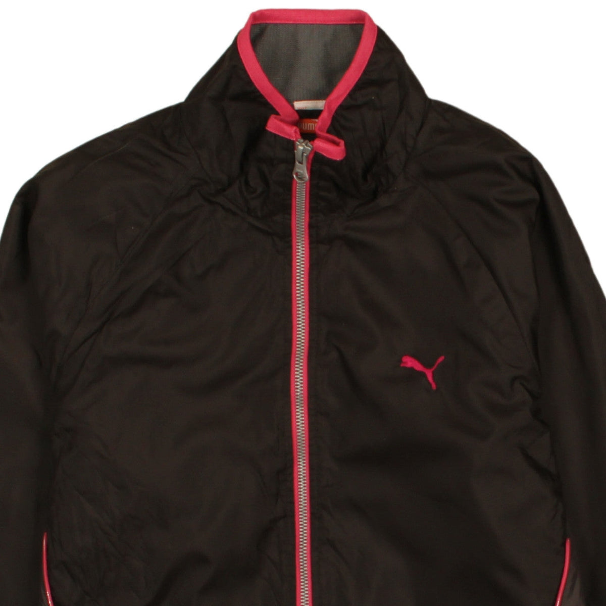 Puma Women's Black Lightweight Windbreaker Jacket Size L