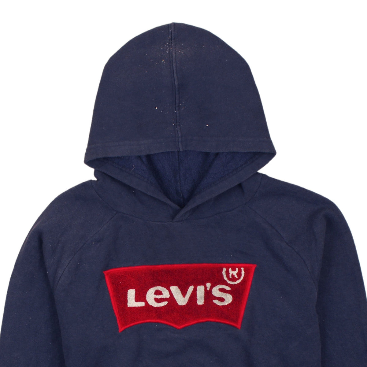 Levi's Boys Blue Pullover Hoodie 12-13 Years Logo Fleece Sweatshirt