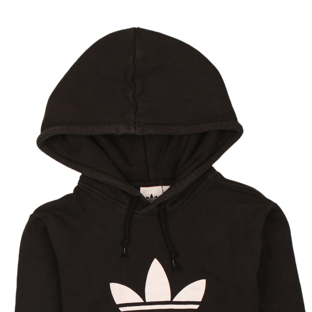Adidas Men's Black Pullover Hoodie XS Logo Fleece Sweatshirt