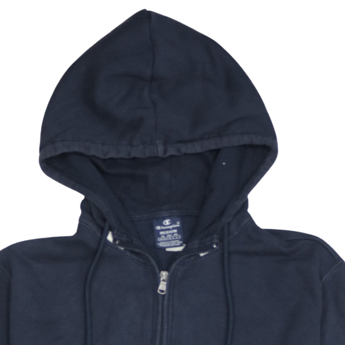 Champion Men's Blue 1/2 Zip Fleece Hoodie Medium