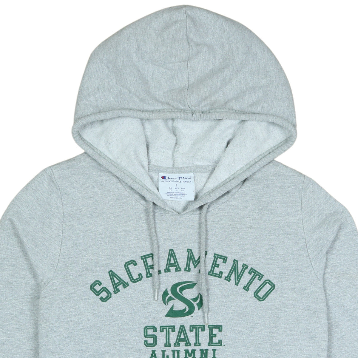 Champion Men's Grey Sacramento State Alumni Pullover Hoodie L