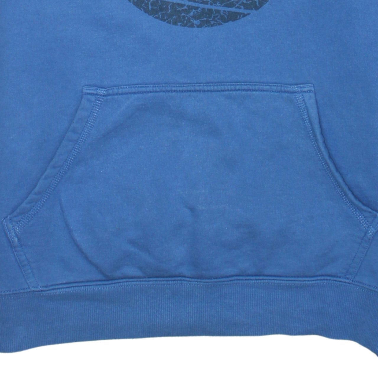 Timberland Men's Blue Pullover Hoodie Regular Fit M Graphic Logo