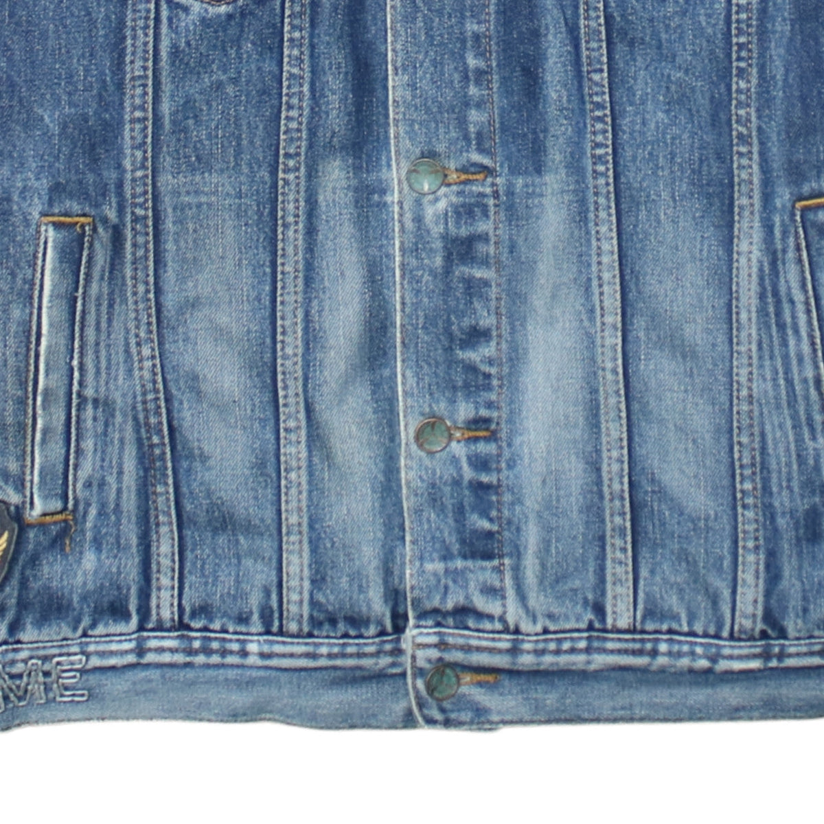 Pall Mall Men's Blue Denim Classic Jacket Size L Vintage Style