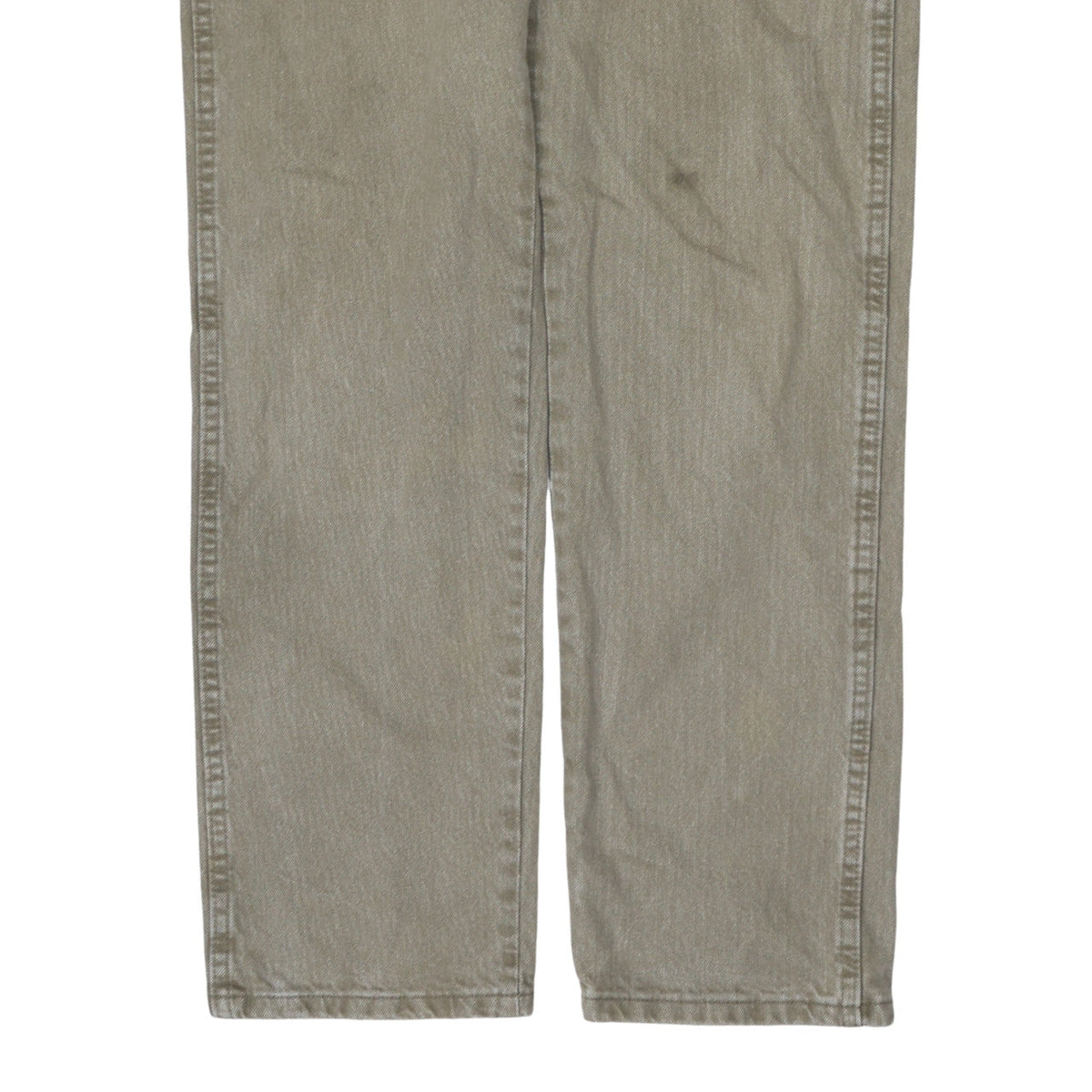 Wrangler Men's Beige Regular Fit Cotton Straight Jeans 34x32