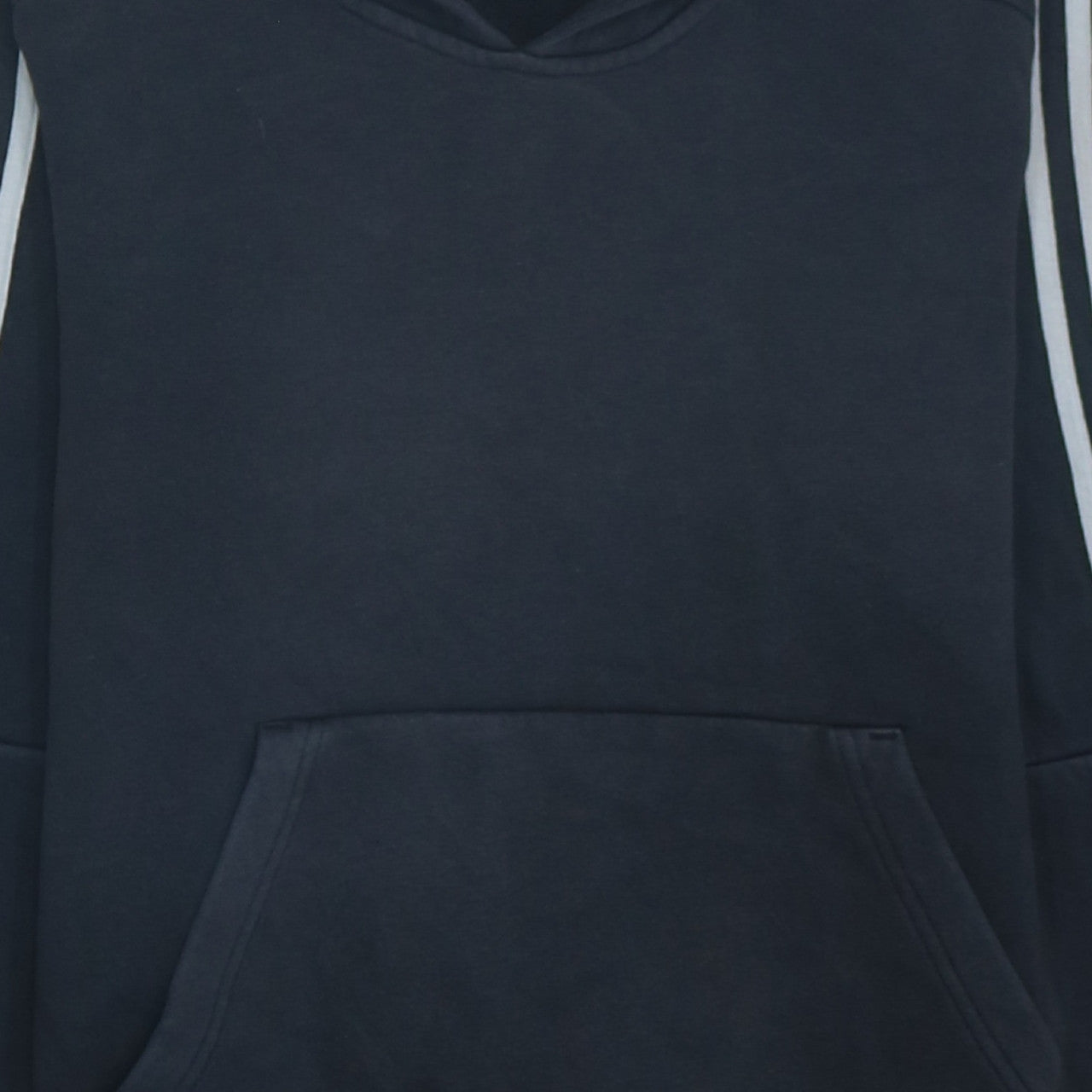 Adidas Boys Black Pullover Hoodie L Fleece Hooded Sweatshirt