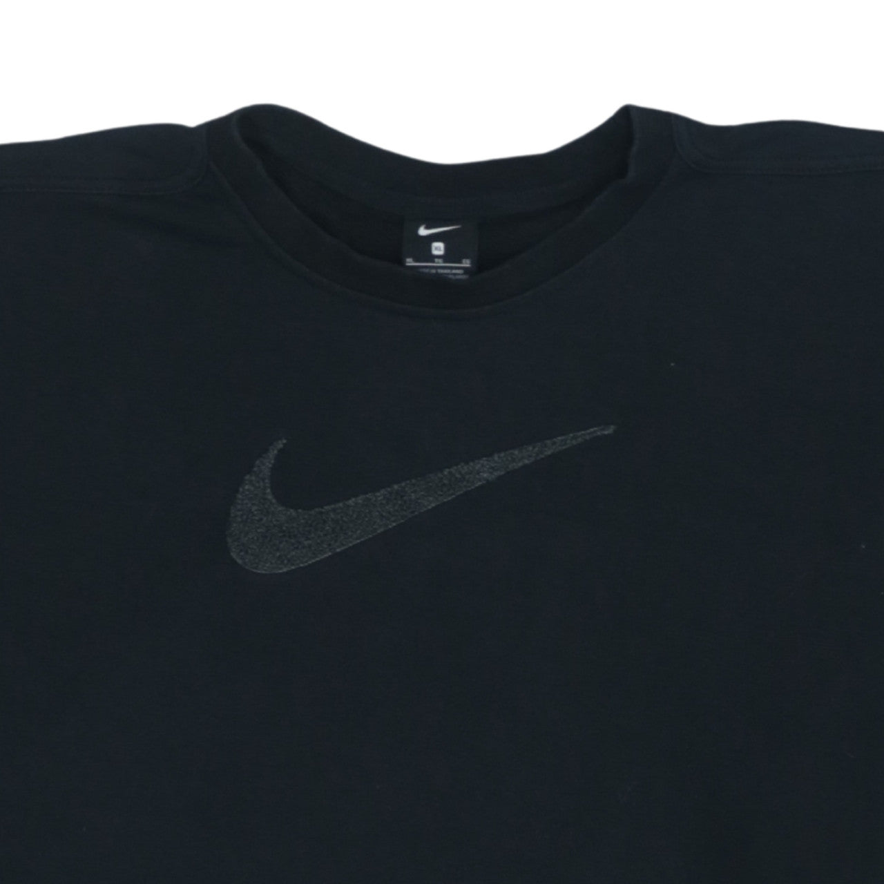 Nike Womens Black XL Pullover Sweatshirt with Logo Crew Neck