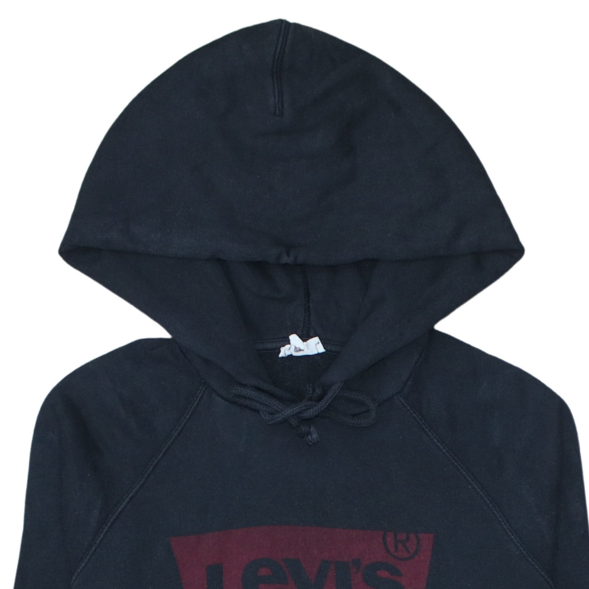 Levi's Men's Black Pullover Hoodie Small Regular Fit Logo Design