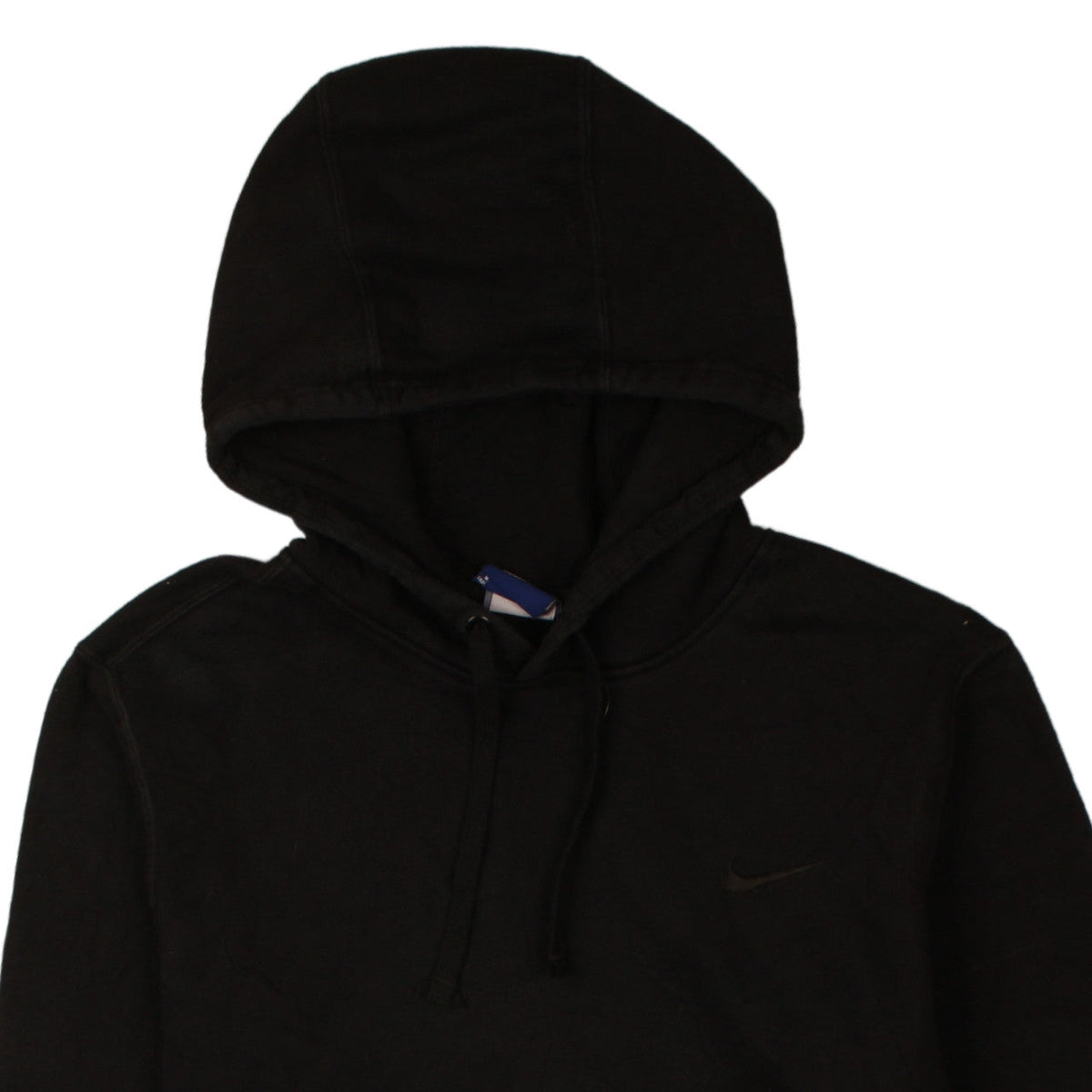 Nike Men's Black Pullover Hoodie Size S Fleece Logo Sweatshirt