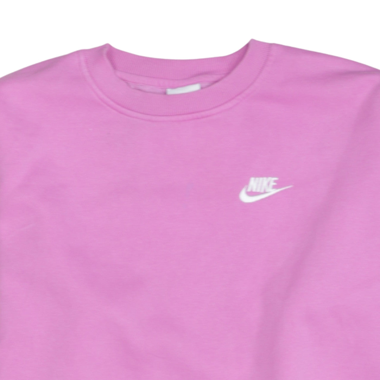 Nike Girls Pink XL Pullover Crew Neck Fleece Sweatshirt