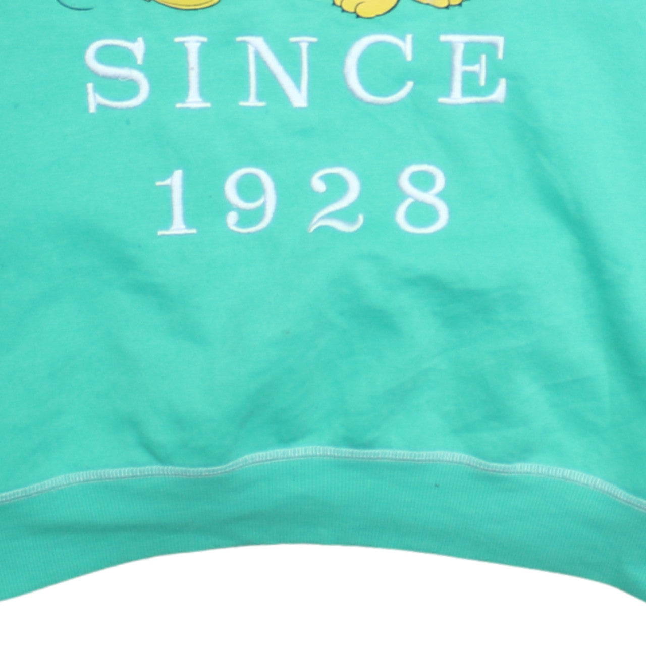 Disney Primark Women Green L Sweatshirt Mickey & Pluto Graphic Pullover